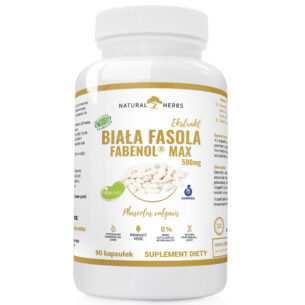 Biała Fasola Ekstrakt 500mg Fabenol Max Glukoza Ekstrakt 90 kapsułek