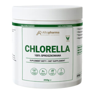 Chlorella ALGI OCZYSZCZENIE ODPORNOŚĆ ŻELAZO PYRENOIDESA VEGE BIO 350g w proszku