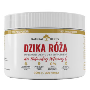 DZIKA RÓŻA 70% NATURALNA WITAMINA C 300g PRODUKT WEGE