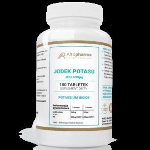 JODEK POTASU JOD 400µg TARZCZYCA PRODUKT WEGE 180 tabletek