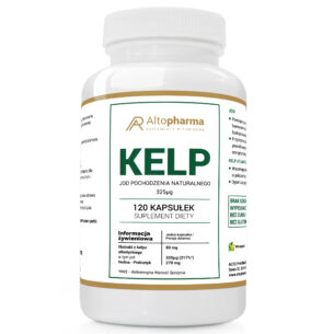 KELP JOD NATURALNY 325µg + PREBIOTYK PRODUKT WEGE 120 kapsułek