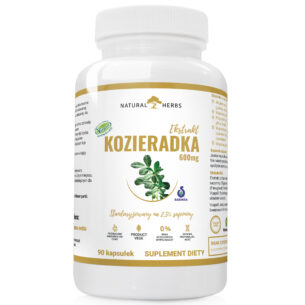 KOZIERADKA FENUGREEK Ekstrakt 600 mg MEGA DAWKA 90 kapsułek