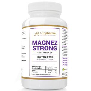 MAGNEZ STRONG + WITAMINA B6 PRODUKT WEGE 120 tabletek