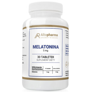 Melatonina 5mg DOBRY SEN ZDROWY SEN PRODUKT WEGE 30 tabletek