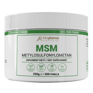 MSM W PROSZKU SIARKA ORGANICZNA  250g PRODUKT WEGE