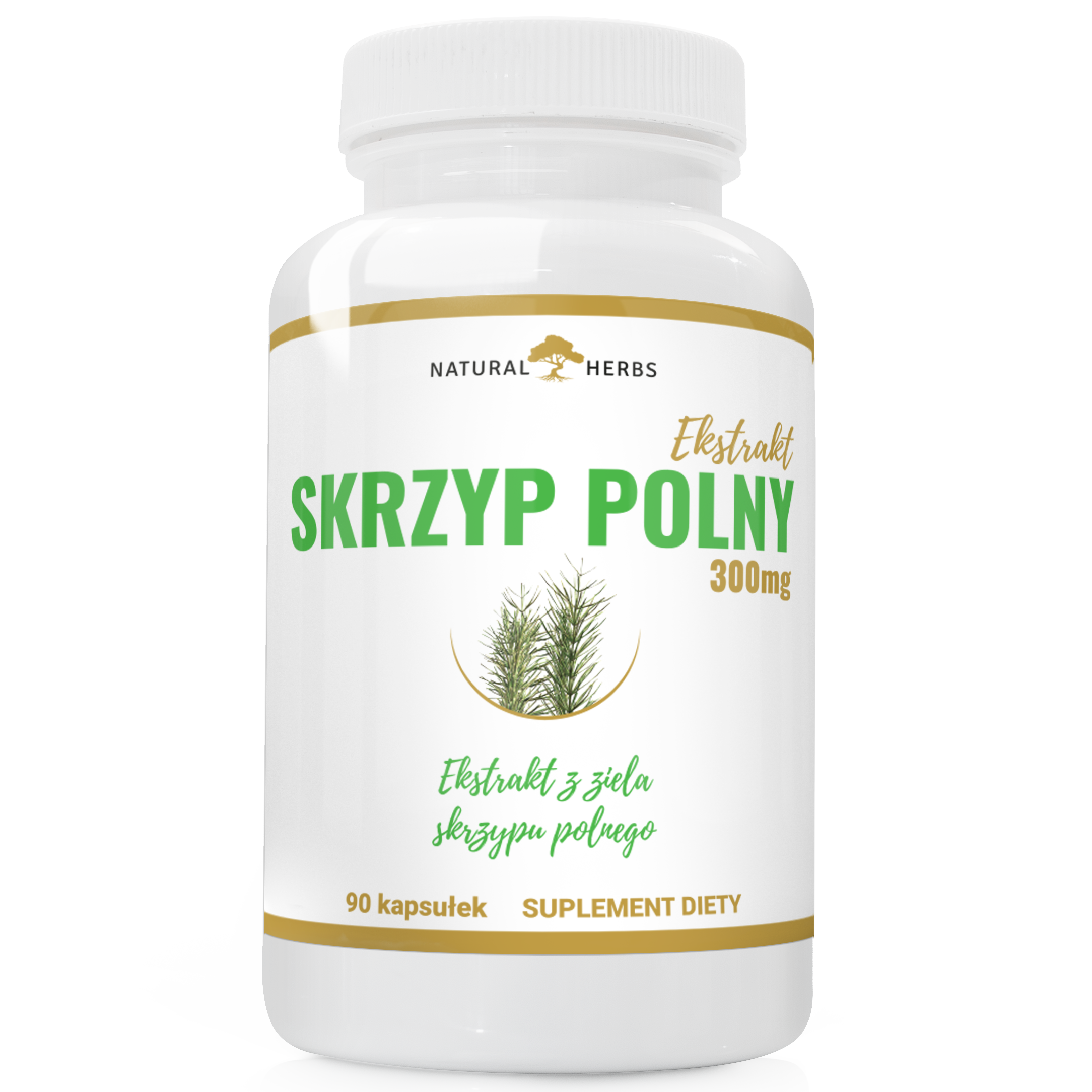 NATURALNY Skrzyp Polny Ekstrakt 300mg DETOX WŁOSY SKÓRA PAZNOKCIE WĄTROBA 90 kapsułek
