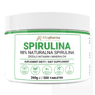 SPIRULINA tabletki 500 sztuk DETOX ALGI ODPORNOŚĆ