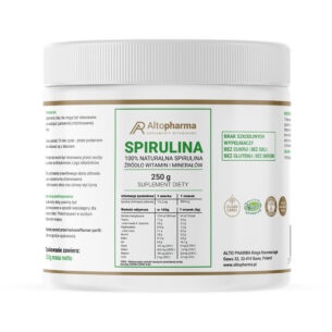 SPIRULINA w proszku 250g DETOX ALGI ODPORNOŚĆ VEGE