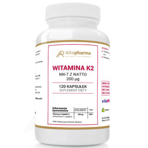 WITAMINA K2 vitaMK7 200µg NATURALNA PRODUKT WEGE 120 kapsułek